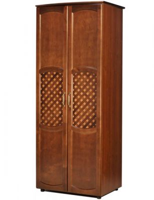 Шкаф 2-х дверный со штангой «Омега»
